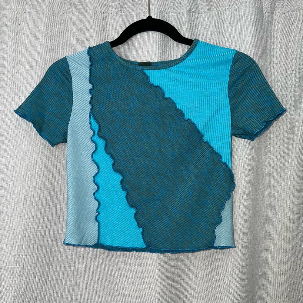 Blue Striped Target Wild Fable Short Sleeve Tee